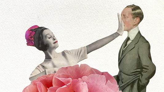 Hush the Patriarchy No. 1 - Collage Art Print