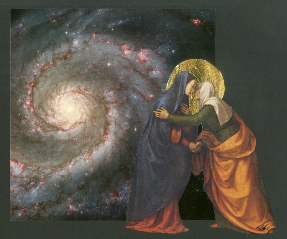 The Beginning and the End - Collage Art Print