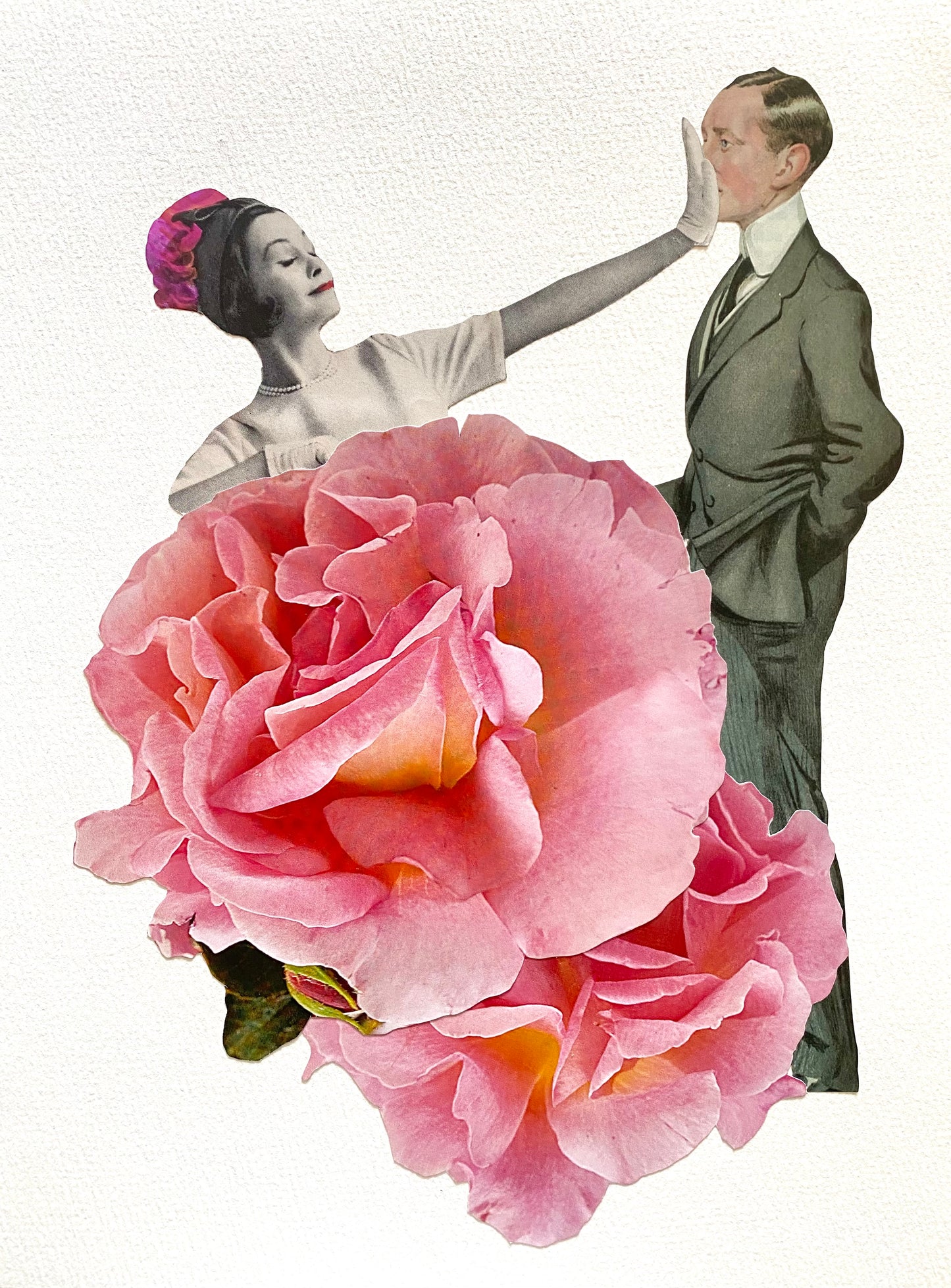 Hush the Patriarchy No. 1 - Collage Art Print