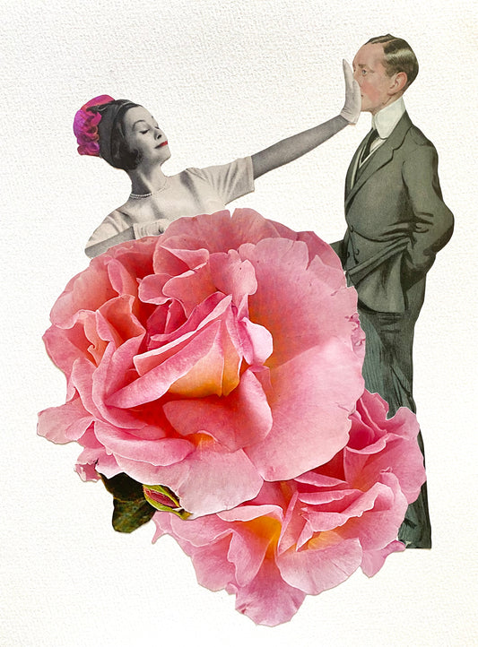 Hush the Patriarchy No. 1 - Collage Art Print